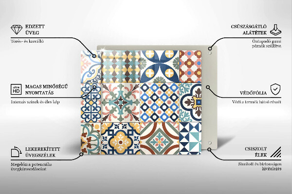 Zaščitna plošča za štedilnik Dekorativne ploščice