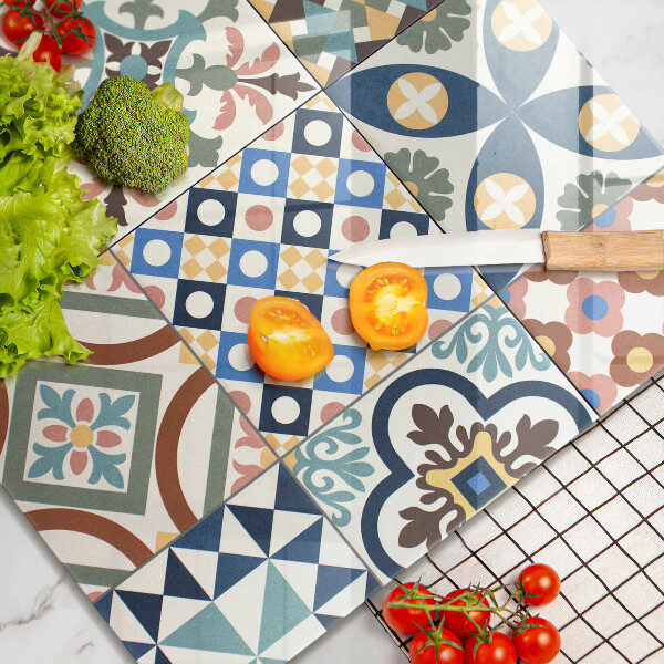 Zaščitna plošča za štedilnik Dekorativne ploščice