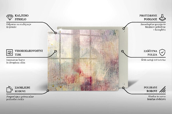 Zaščitna plošča za štedilnik Barva teksture ozadja