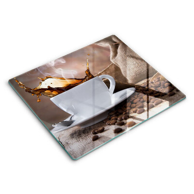 Zaščitna plošča za štedilnik Skodelica in kavna zrna