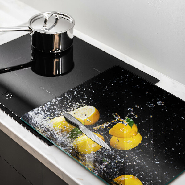 Zaščitna plošča za štedilnik Sočni sadeži limone