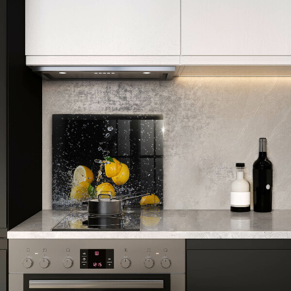 Zaščitna plošča za štedilnik Sočni sadeži limone