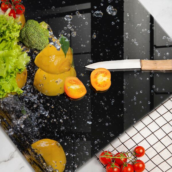 Zaščitna plošča za štedilnik Sočni sadeži limone