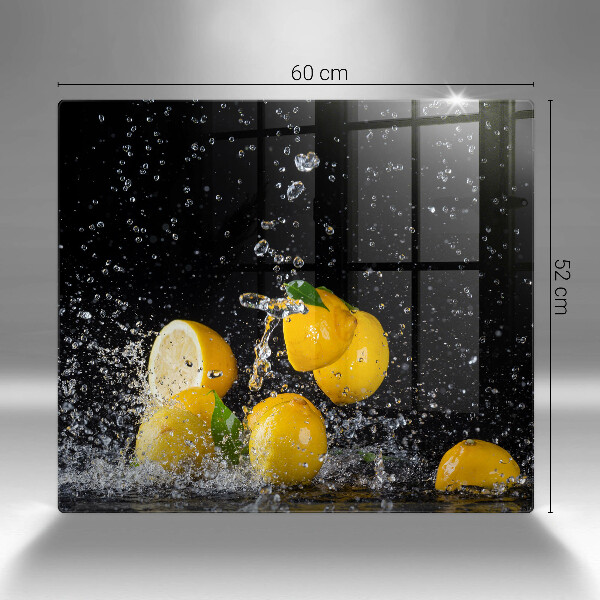 Zaščitna plošča za štedilnik Sočni sadeži limone