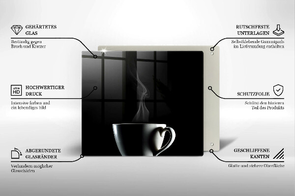 Zaščitna plošča za štedilnik Skodelica čaja