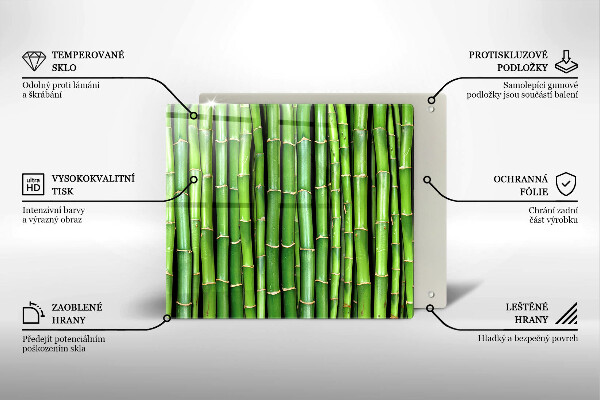 Zaščitna plošča za štedilnik Naravni bambusi