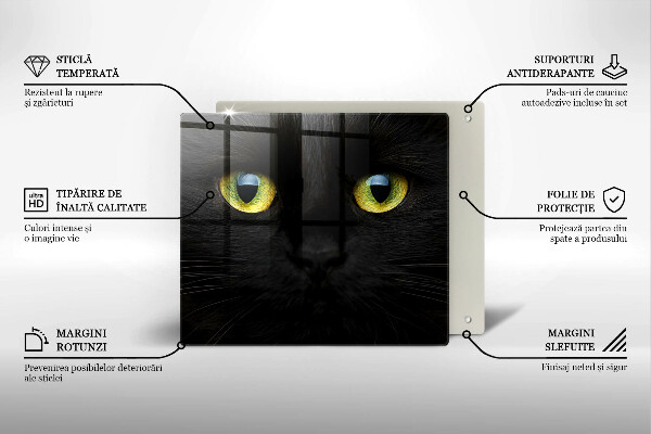 Zaščitna plošča za štedilnik Živalske mačje oči