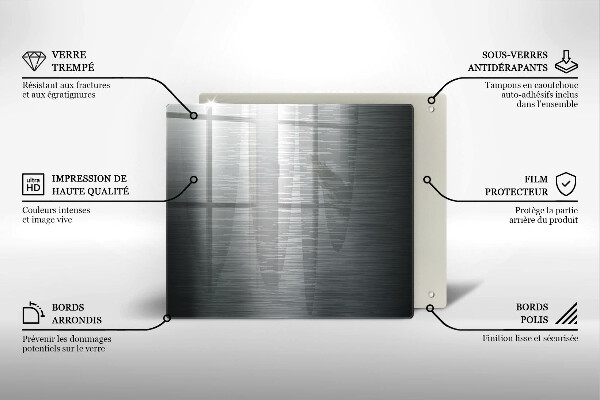 Zaščitna plošča za štedilnik Kovinska tekstura