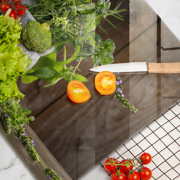 Zaščitna plošča za štedilnik Sadi zelišča in les