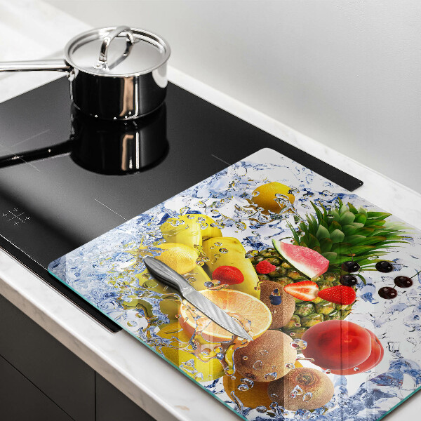 Zaščitna plošča za štedilnik Sočno sadje in voda