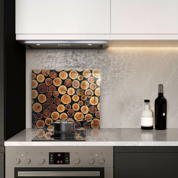 Zaščitna plošča za štedilnik Leseni štori