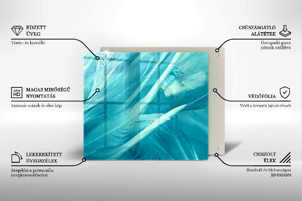 Zaščitna plošča za štedilnik Nežno perje