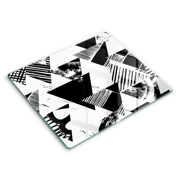 Zaščitna plošča za štedilnik Geometrijski trikotniki