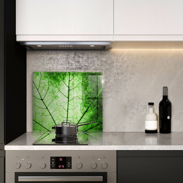 Zaščitna plošča za štedilnik Okrasni žilni list