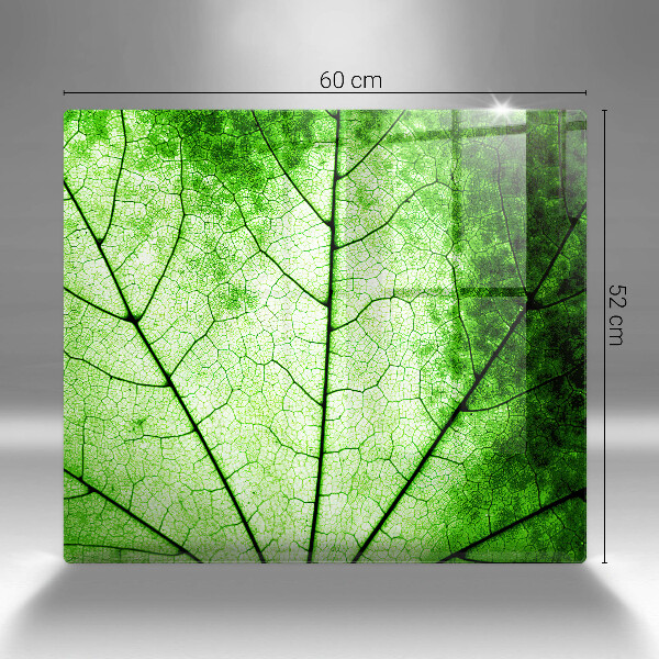Zaščitna plošča za štedilnik Okrasni žilni list
