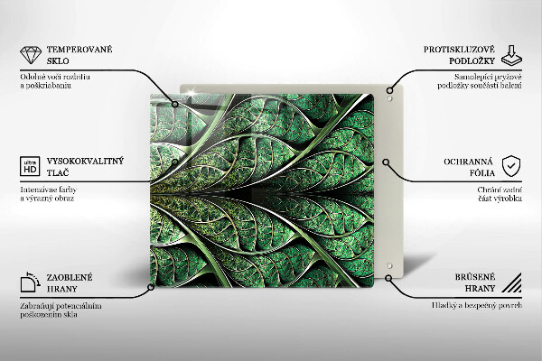 Zaščitna plošča za štedilnik Zgradba listnih žil