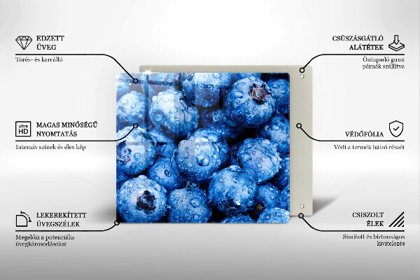 Zaščitna plošča za štedilnik Sočne borovnice