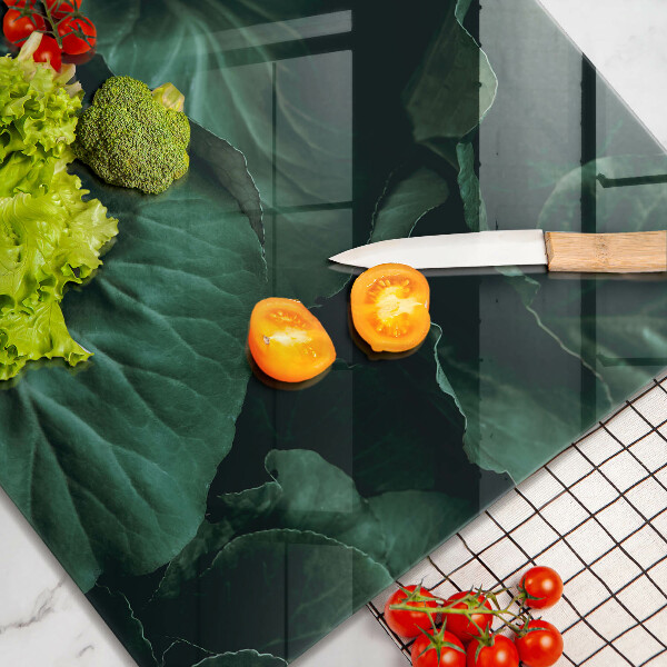 Zaščitna plošča za štedilnik Divji temni listi