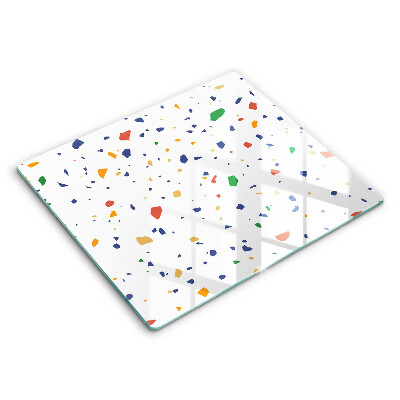 Stenska zaščitna plošča za štedilnik Pisana kamnina