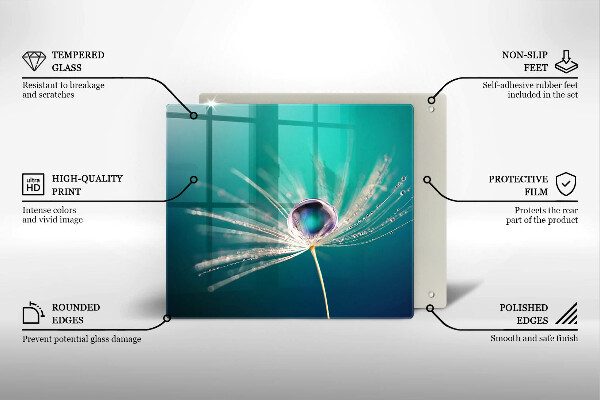 Stenska zaščitna plošča za štedilnik Rosa na regratu
