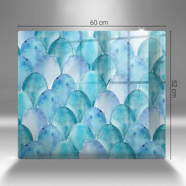 Stenska zaščitna plošča za štedilnik Akvarelne lestvice