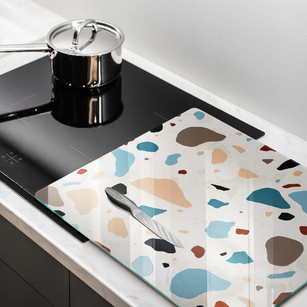 Stenska zaščitna plošča za štedilnik Dekorativna kamenina