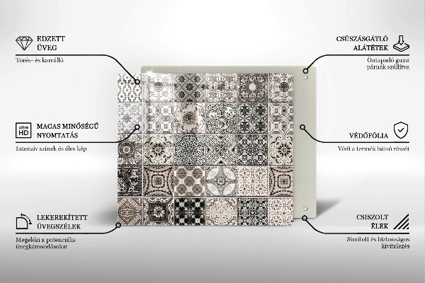 Stenska zaščitna plošča za štedilnik Dekorativne ploščice