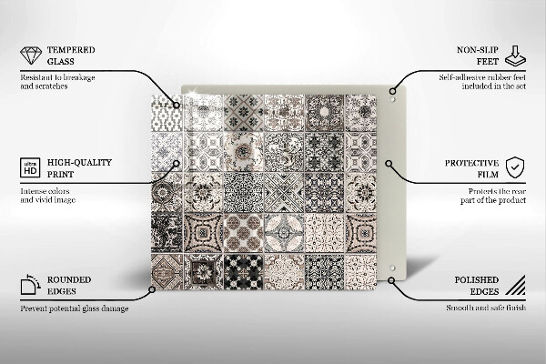 Stenska zaščitna plošča za štedilnik Dekorativne ploščice