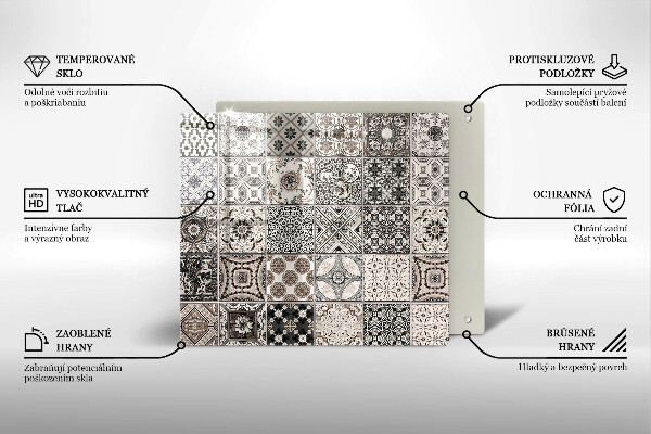 Stenska zaščitna plošča za štedilnik Dekorativne ploščice