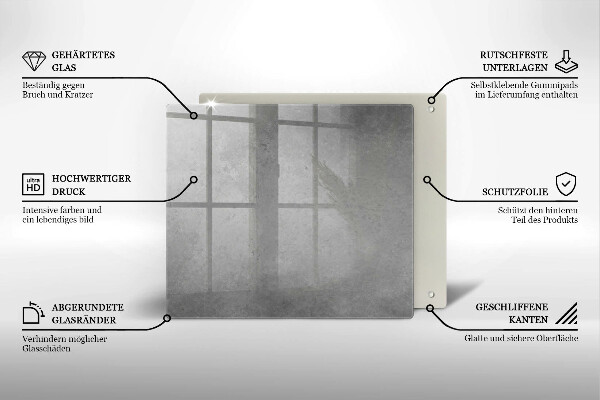 Zaščitna plošča za štedilnik Ozadje s teksturo betona