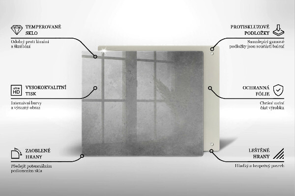 Zaščitna plošča za štedilnik Ozadje s teksturo betona