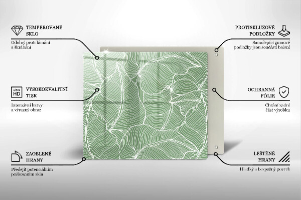 Zaščitna plošča za štedilnik Linearni listi