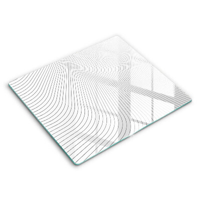 Zaščitna plošča za štedilnik Vzorec modernih linij