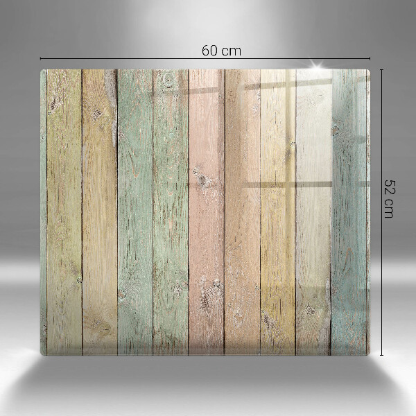 Stenska zaščitna plošča za štedilnik Pisane vintage table