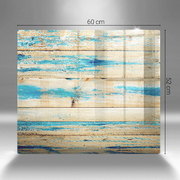 Stenska zaščitna plošča za štedilnik Retro lesene plošče