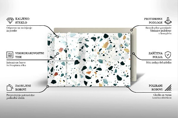 Zaščitna plošča za štedilnik Lahka kamenina