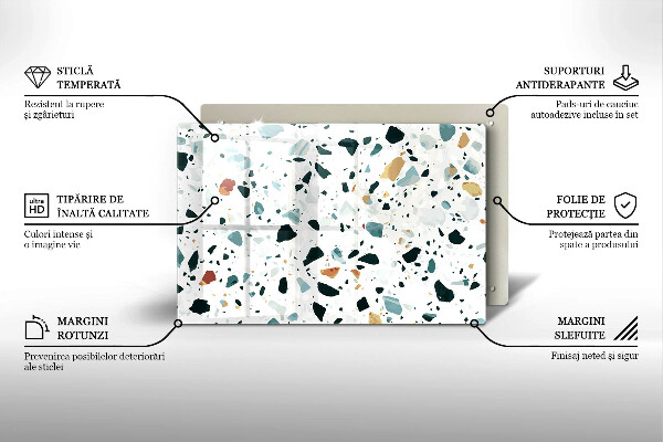 Zaščitna plošča za štedilnik Lahka kamenina