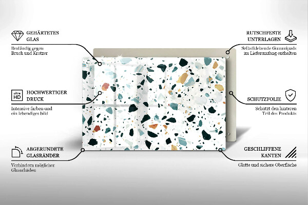 Zaščitna plošča za štedilnik Lahka kamenina