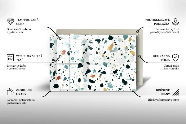 Zaščitna plošča za štedilnik Lahka kamenina