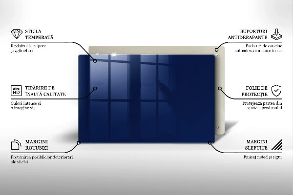 Zaščitna plošča za štedilnik Modra barva