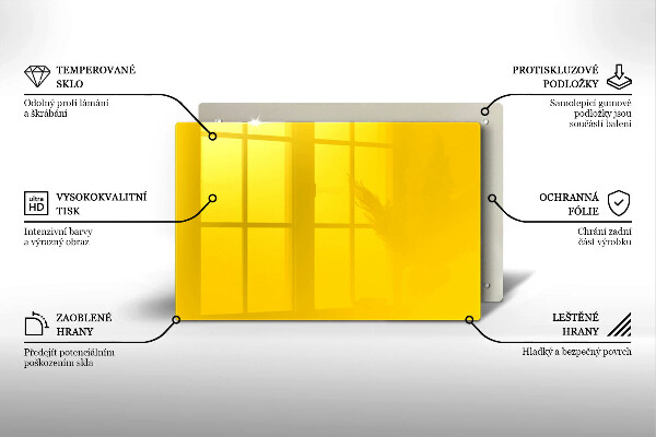 Zaščitna plošča za štedilnik Rumena