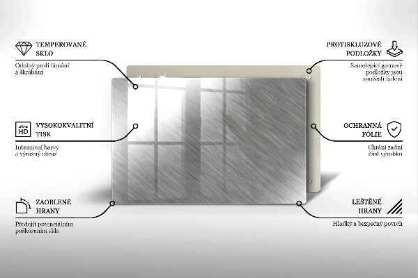 Zaščitna plošča za štedilnik Kovinska tekstura ozadja