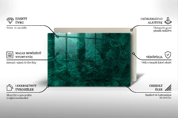 Zaščitna steklena plošča za štedilnik Kamnita tekstura ozadja