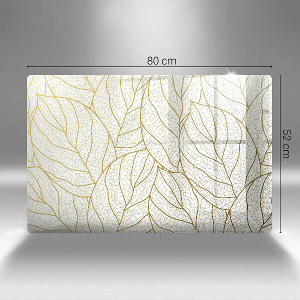 Zaščitna plošča za štedilnik Črtni vzorec listov