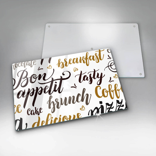 Zaščitna steklena plošča za štedilnik Bon appetit