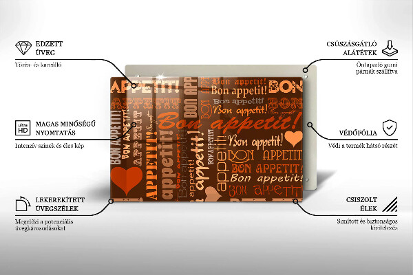 Zaščitna plošča za štedilnik Bon appetit