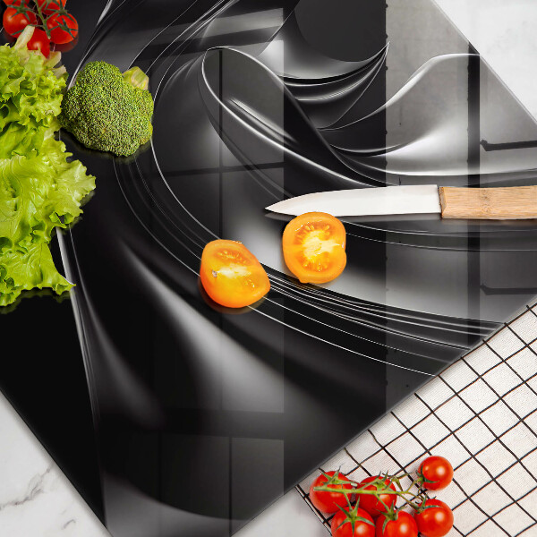 Stenska zaščitna plošča za štedilnik Abstraktna črna maša