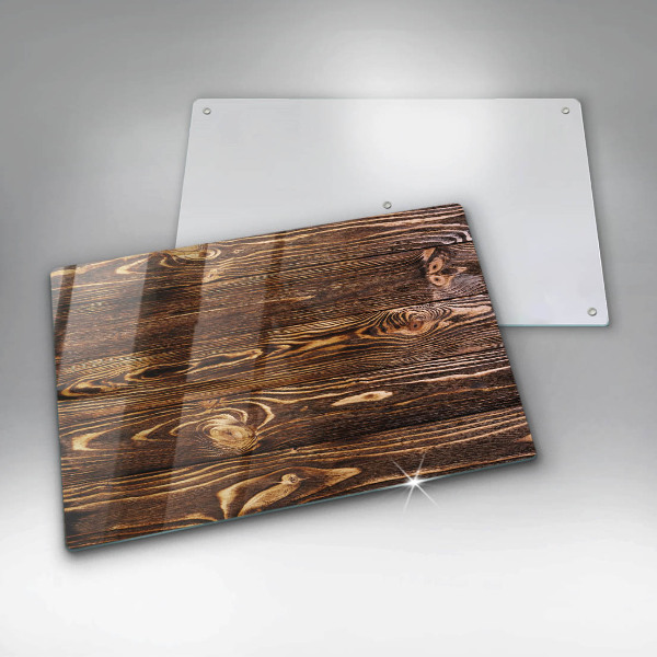 Stenska zaščitna plošča za štedilnik Tekstura lesa