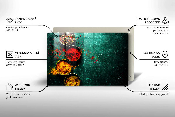 Stenska zaščitna plošča za štedilnik Orientalske začimbe
