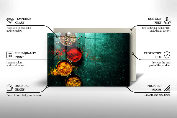 Stenska zaščitna plošča za štedilnik Orientalske začimbe